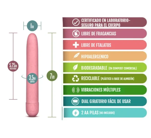 Imagen de producto - Índigo Buy Store - Sex shop en Perú - Vibrador Gaia - ROSA - 003