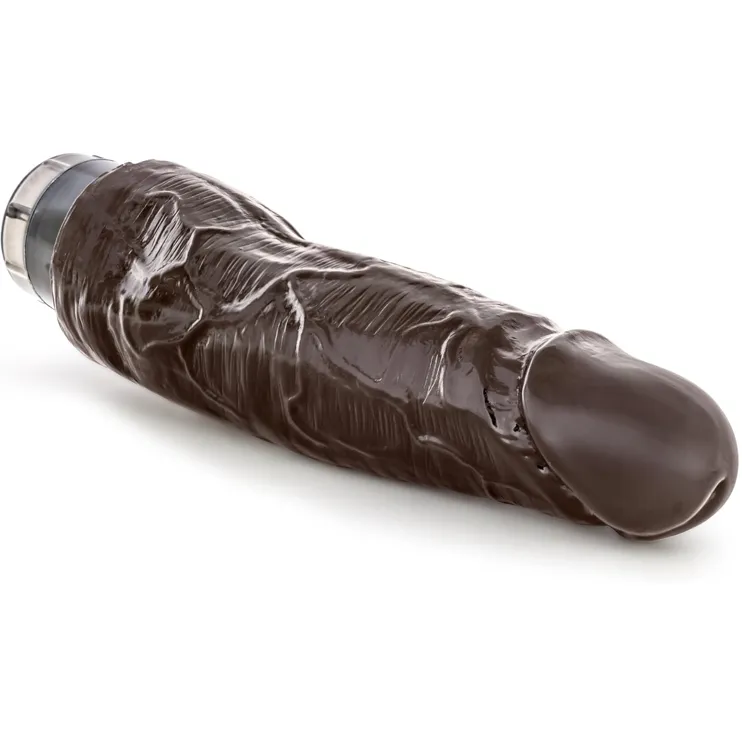 02-Imagen-de-Producto-Indigo-Sexshop-Dildo-Realista-Vibrador-Dr-Skin-Vibe14-choc