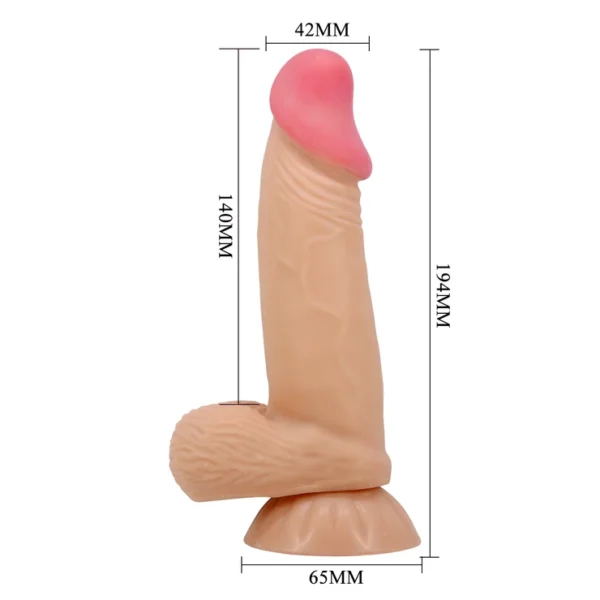 Indigo Sexshop Peru Consalador Dildo Realista Deslizable Duvall Juguete Sexual