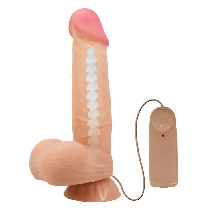 09 - Imagen de Producto - Indigo Sexshop - Consolador Vibrador Realista Sliding Skin 22