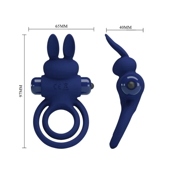 03 - Indigo Buy Sex shop - Anillo vibrador para pene vibrant rabbit azul (1)