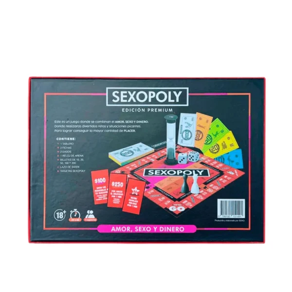 Juego Erótico <span class="pink-text">Sexopoly</span> - Imagen 2