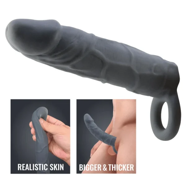 Indigo-Buy-Sex-shop-Funda para pene-Realistic-Penis-Juguete-Sexual