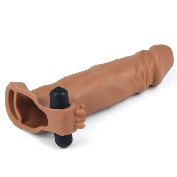 Indigo Buy Sex shop Peru Funda vibradora realista para pene Xtender 19T Juguete Sexual