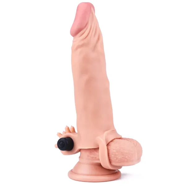 Indigo Buy Sex shop Peru Funda vibradora realista para pene Xtender 19 Juguete Sexual