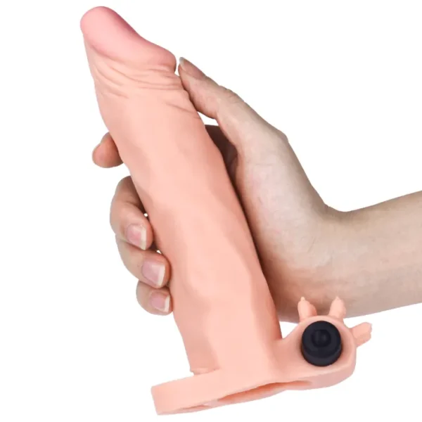Indigo Buy Sex shop Peru Funda vibradora realista para pene Xtender 19 Juguete Sexual