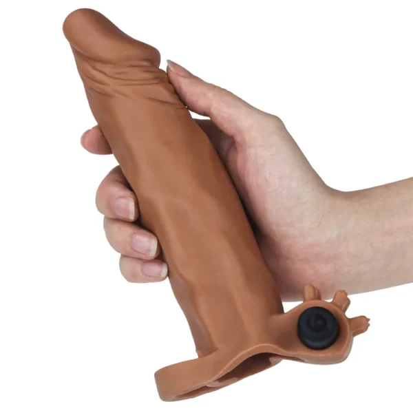 Indigo Buy Sex shop Peru Funda vibradora realista para pene Xtender 19T Juguete Sexual