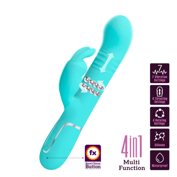 Indigo Sexshop Peru Vibrador para mujer rabbit Coale Dildo
