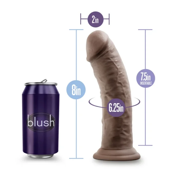 Indigo Sexshop Peru Dildo con Dildo Au Naturel Choc Juguete Intimo