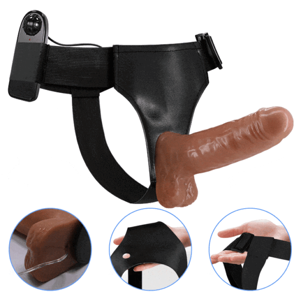 14 Indigo Sexshop Peru Arnés con Dildo Strap On Juguete Sexual