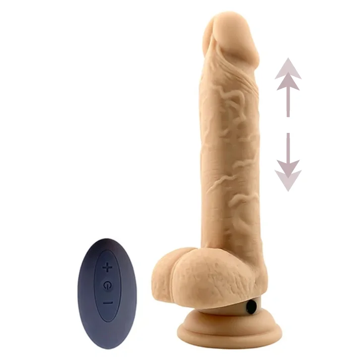 02 Indigo Sex Shop Peru Dildo con Empuje Crazy passion 21cm Juguete Intimo
